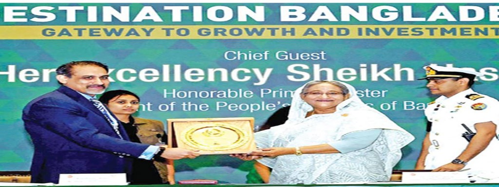Prime Minister Sheikh Hasina was the Chief Guest of 60 Years Celebration of DCCI